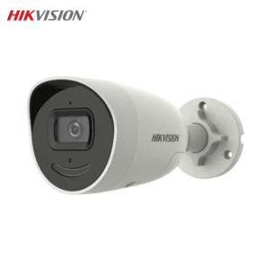 Caméra de Surveillance IA Hikvision DS-2CD2046G2-IU/SL (4mm) Mini Bullet 4MP DarkFighter & AcuSense Blanc