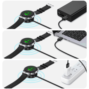 Chargeur Montre Connectée Magnétique Yesido CA161 pour Galaxy Watch 3W Noir