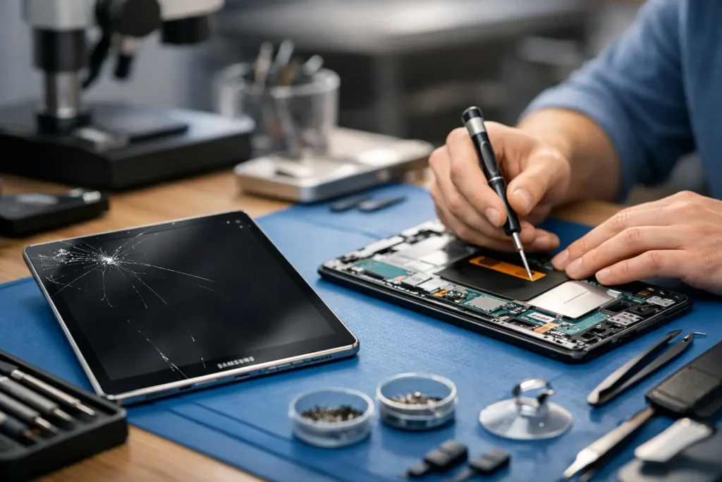 Réparation tablette Samsung prix et délais