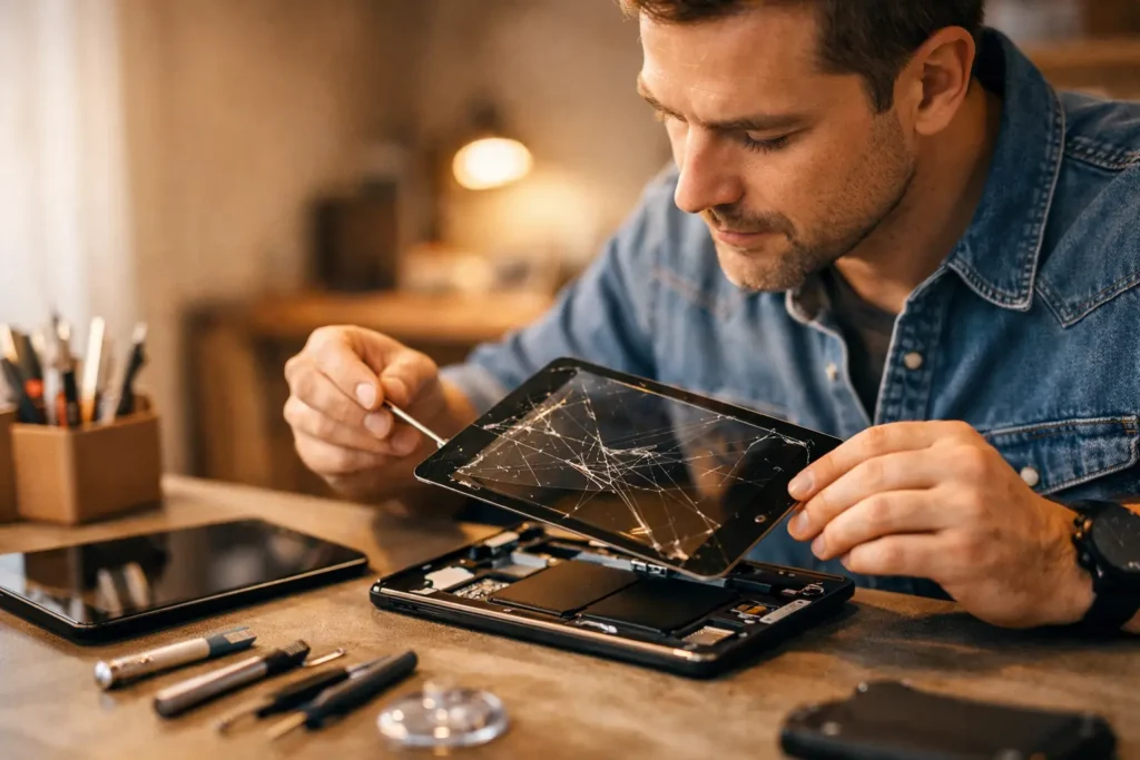 Changer vitre tablette tactile : quand le faire