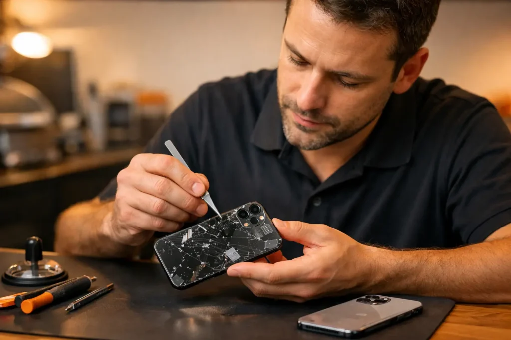 Changer vitre arrière iPhone sans erreur