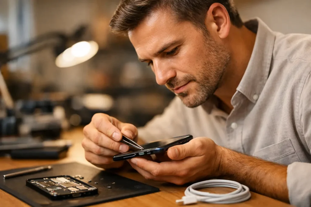 Combien coûte changer un port de charge ?